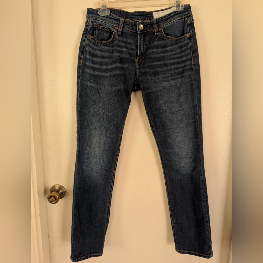 rag & bone Dre Low-Rise Slim Boyfriend 26